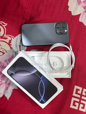 অ্যাপল আইফোন ১৬ প্রো ম্যাক্স ২৫৬ জিবি ব্ল্যাক
