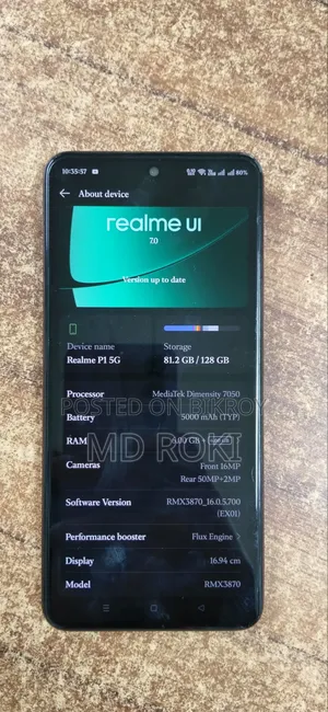 Realme 128 GB Rose Gold