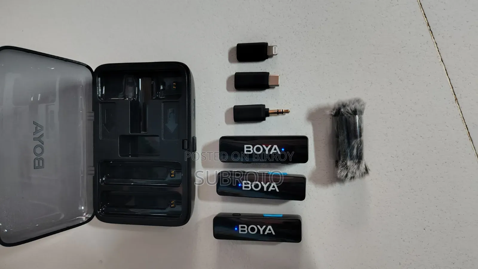 Urgent Sale - Boya Wireless Microphone (Full Set)