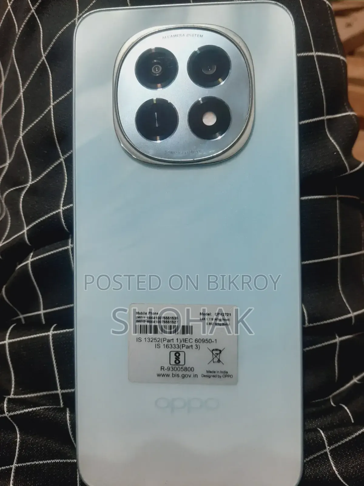 New Oppo F29 128 GB Blue