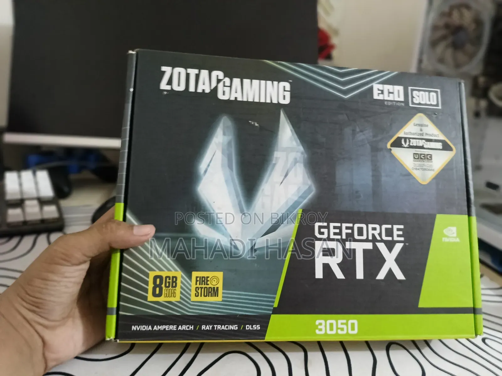 Zotac Gaming Geforce RTX 3050 Eco Solo 8g Gddr6 for Sale