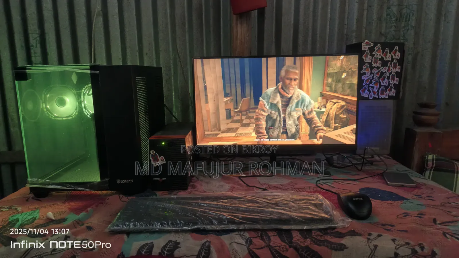 Desktop Computer MSI Model 8GB AMD Ryzen 5 HDD+SSD 1T