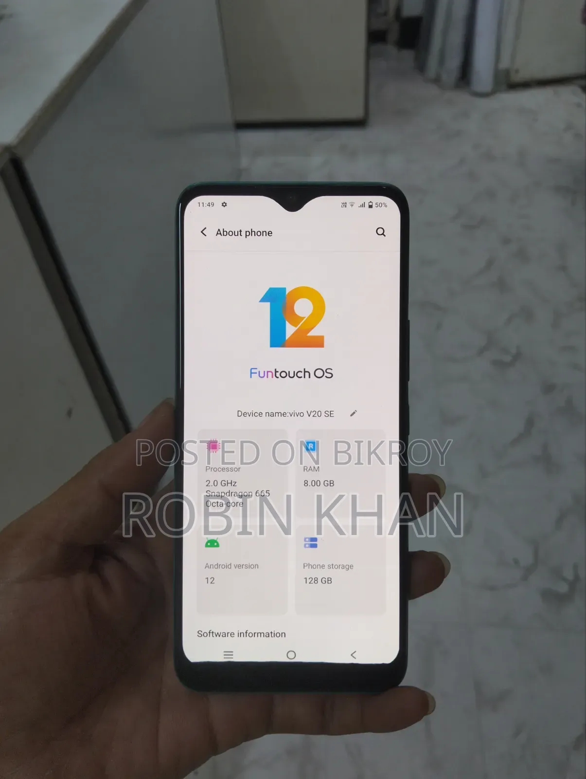 Vivo V20 SE 128 GB Green