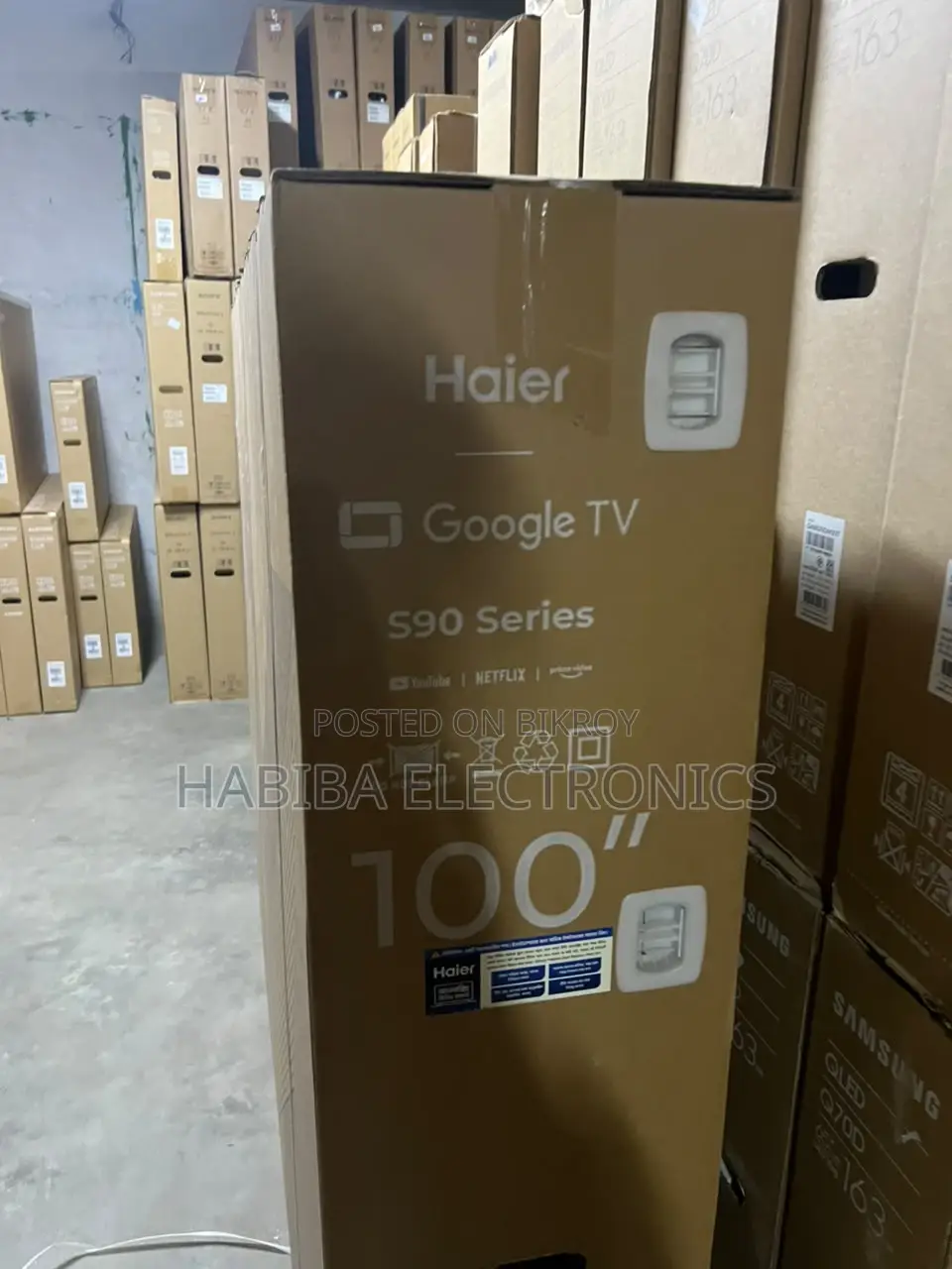 Haier 100" Mini Led Google Tv H100s90fux