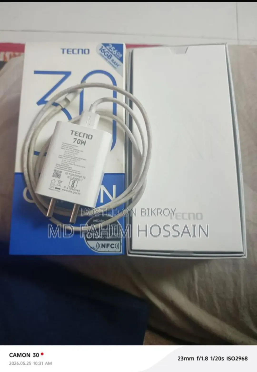 Tecno Camon 30 256 GB Black