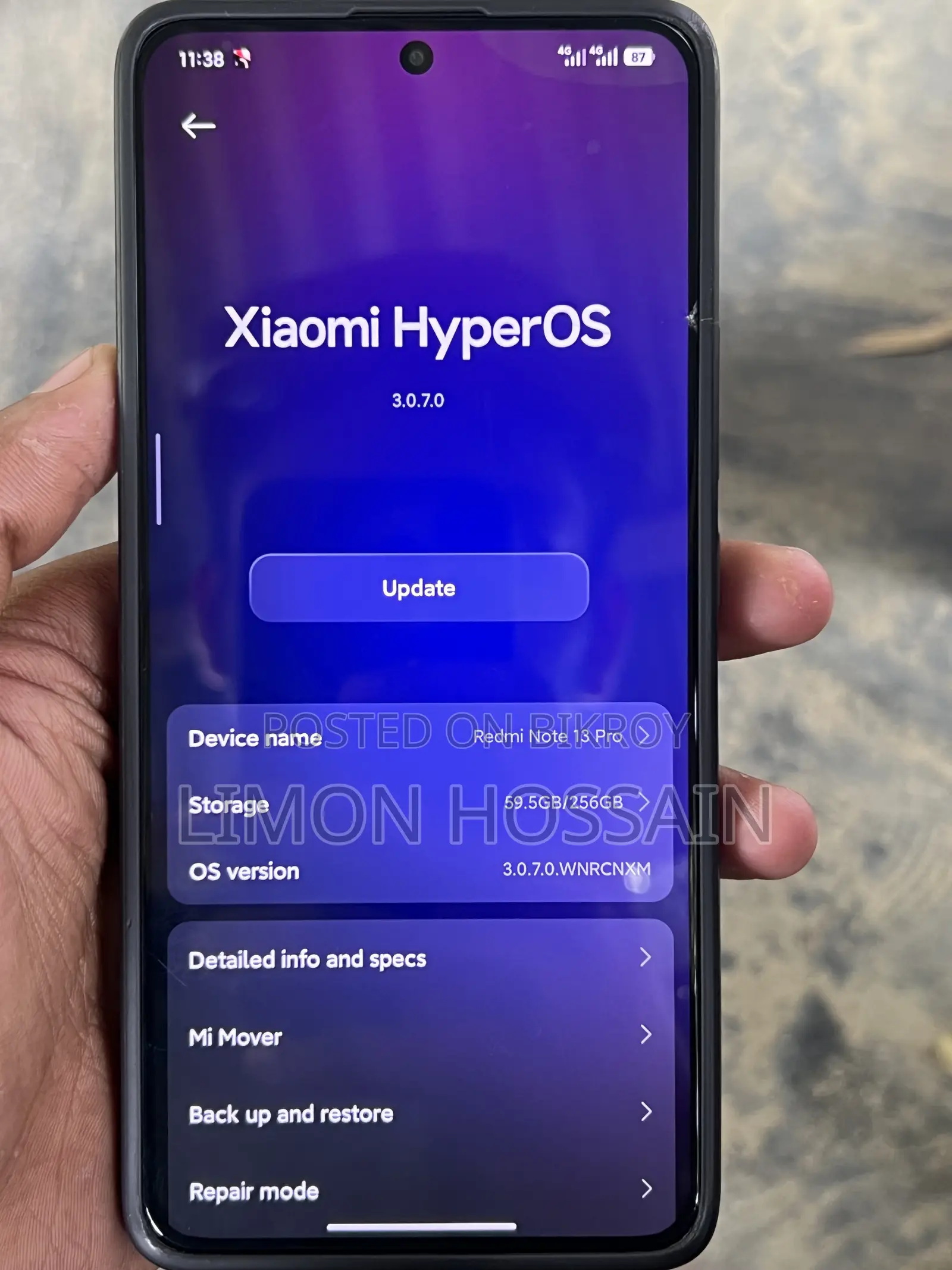 Xiaomi Redmi Note 13 Pro 5G 256 GB Black