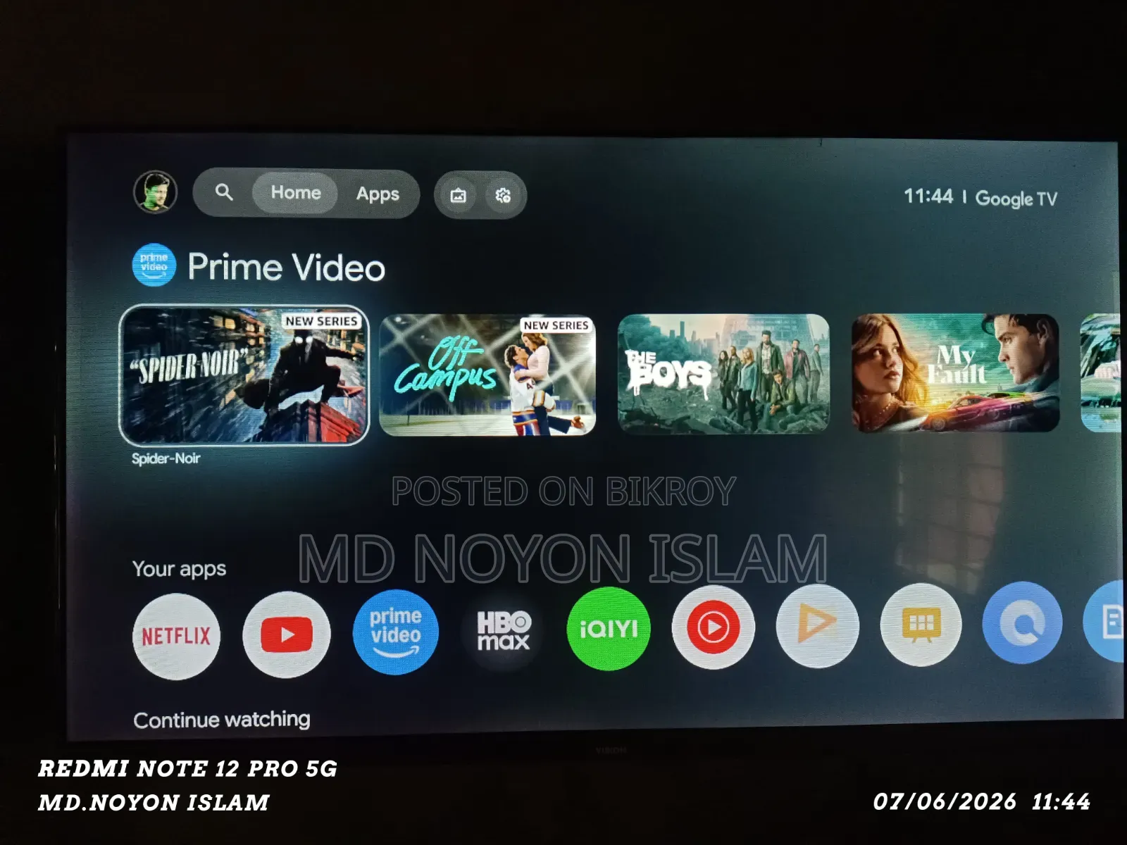 Vision 2k 32" Google Tv