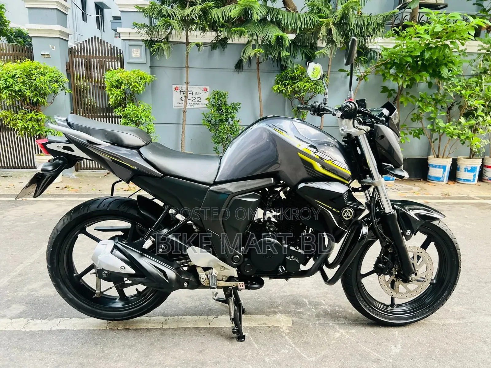 Yamaha FZ 2017 Gray