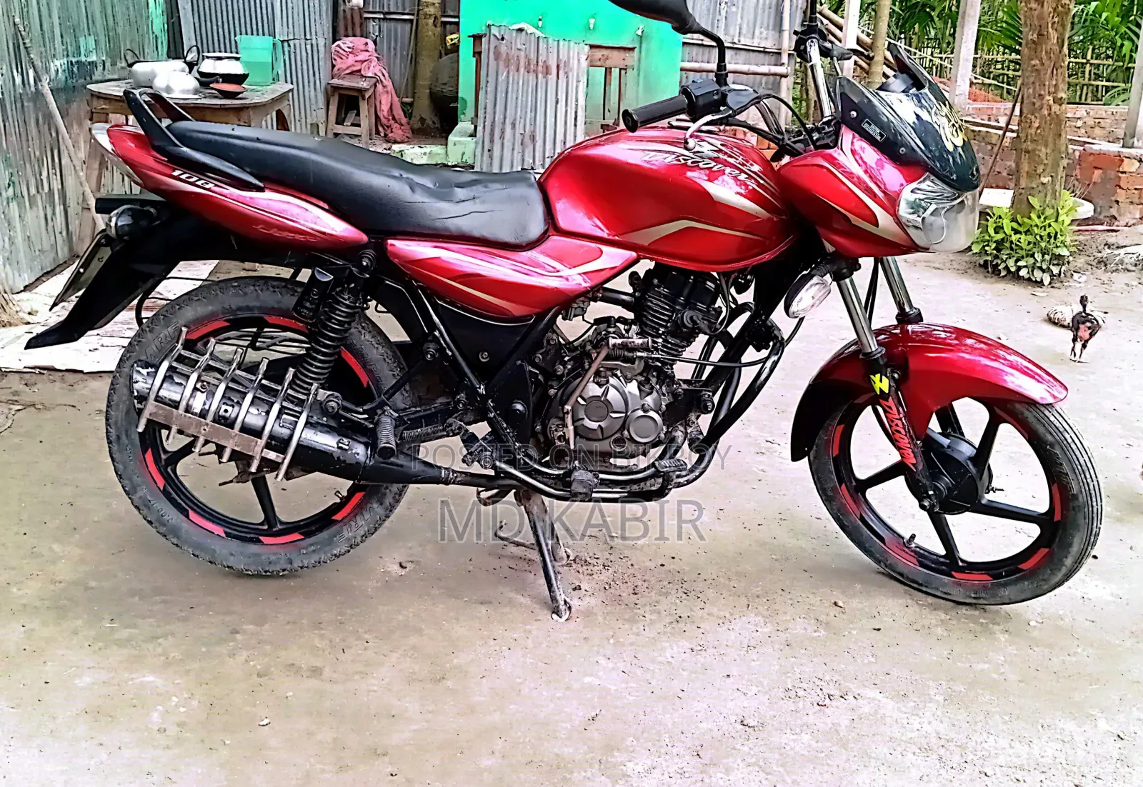 Bajaj Discover 100 2014 Red