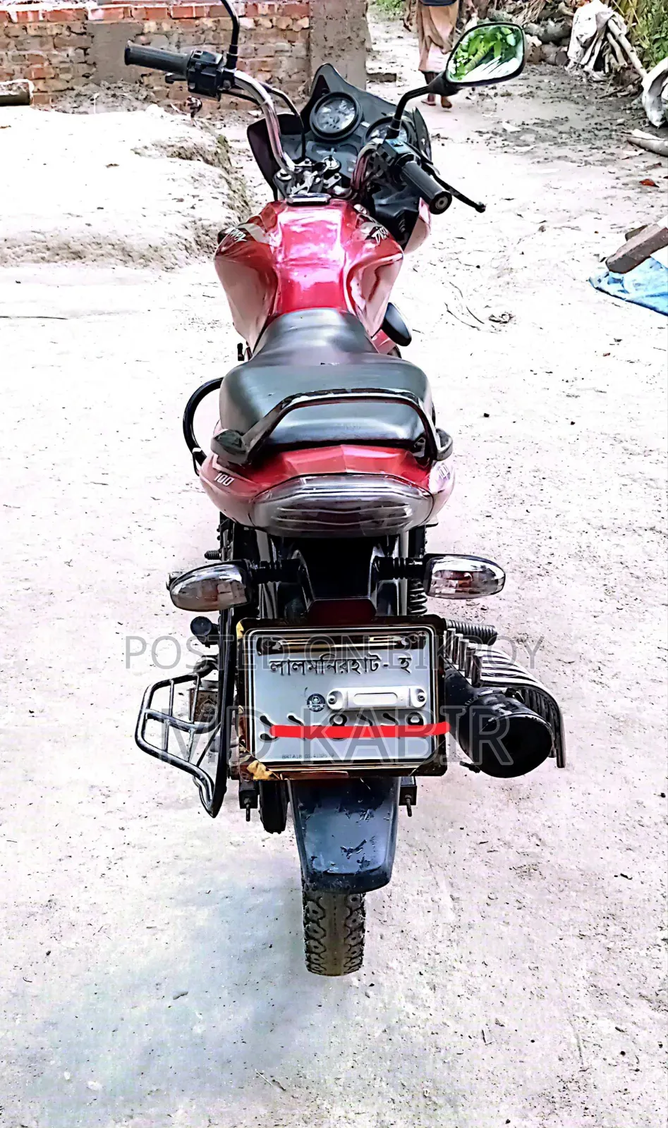 Bajaj Discover 100 2014 Red