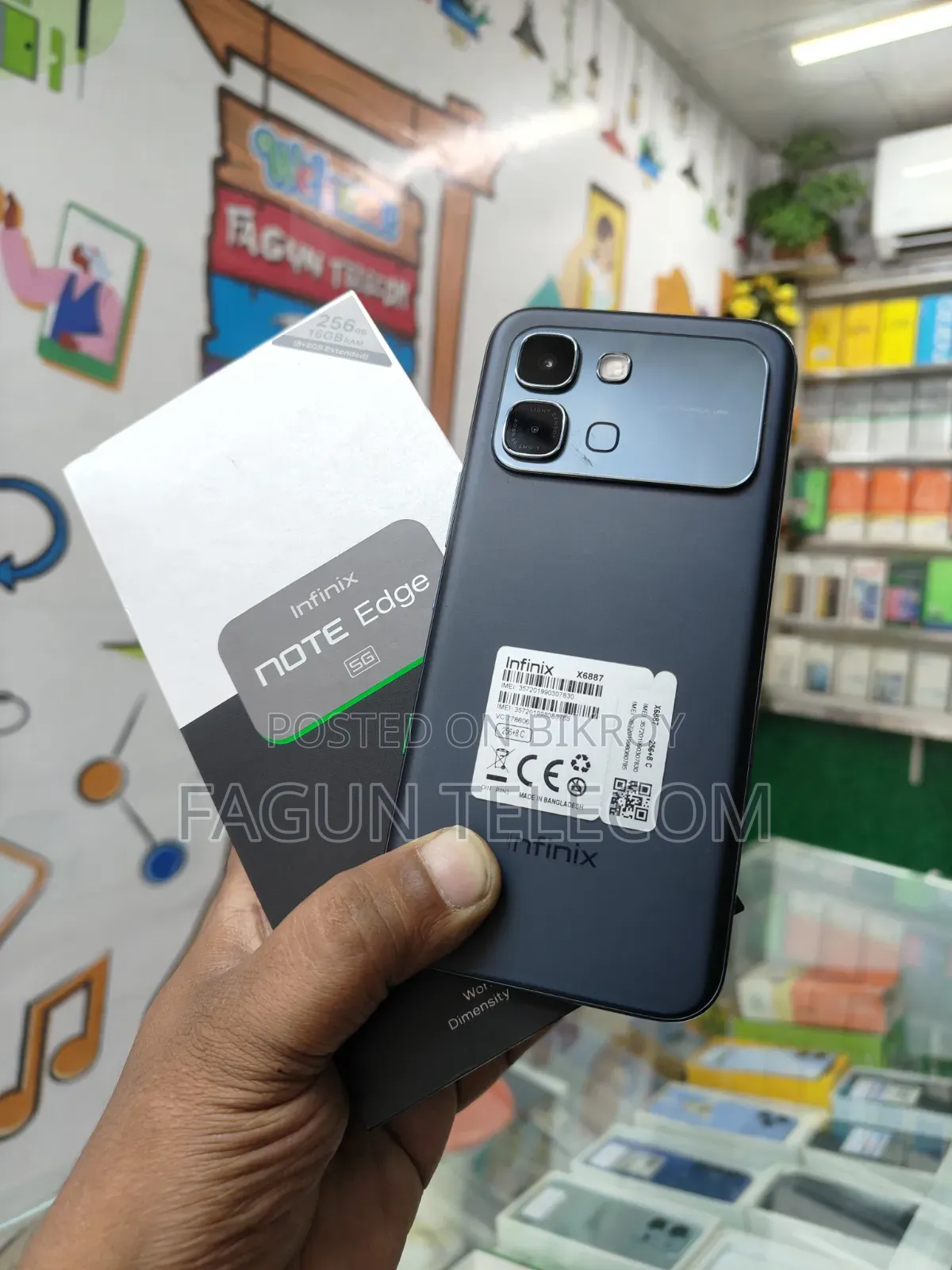 Infinix Note Edge 256 GB Black