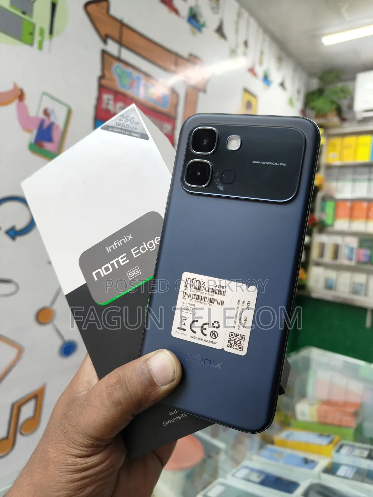 Infinix Note Edge 256 GB Black