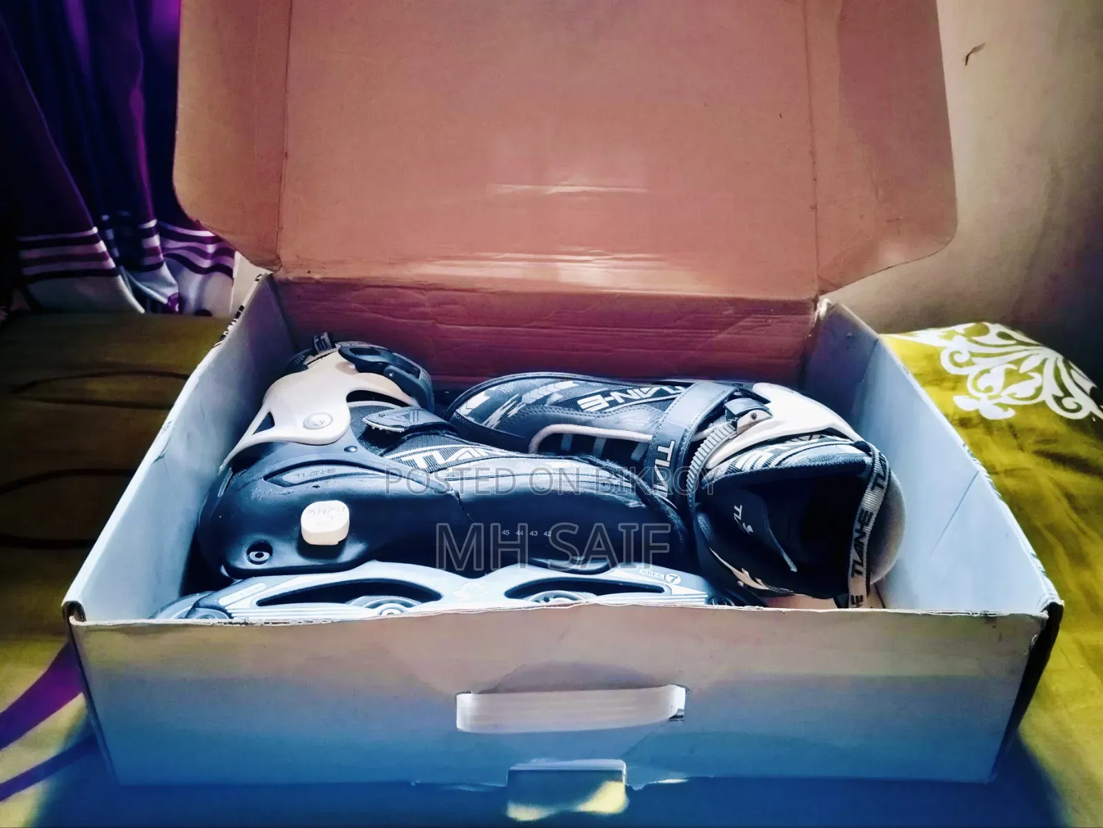 Skating Shoes With Full Safety Guard Set