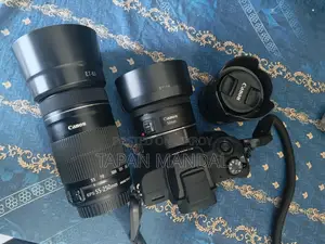 Canon M50 Mark 2 + 55-250 Mm Lens + 50 Mm Prime Lens
