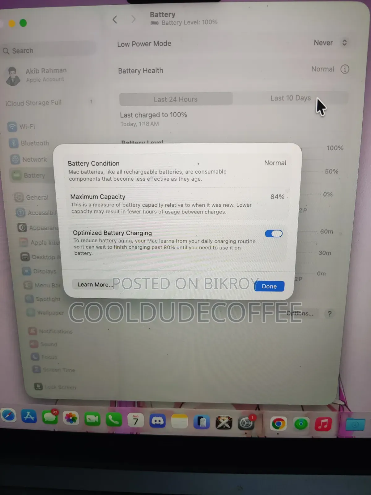 Laptop Apple MacBook Air 2022 M2 8GB Apple M2 SSD 256GB