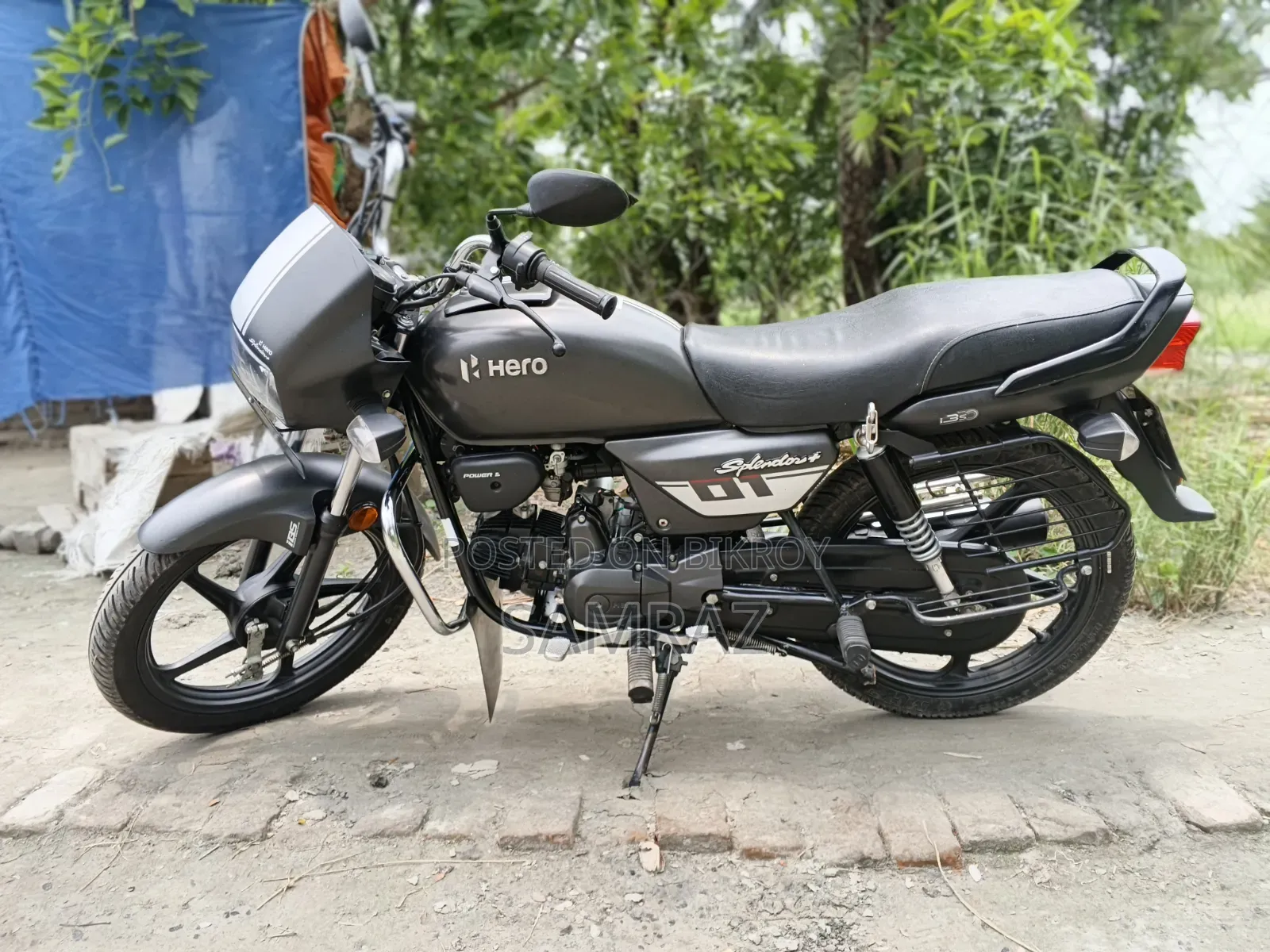 New Hero Splendor Plus Sports 2024 Gray