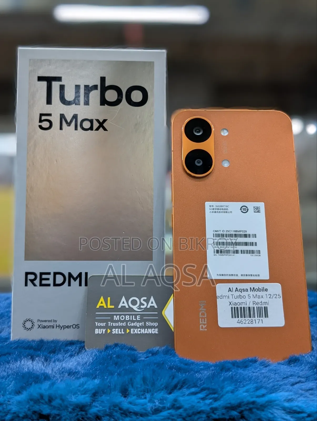 New Xiaomi Redmi Turbo 5 Max 256 GB Orange
