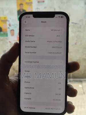 Apple iPhone 12 Pro Max 128 GB Black