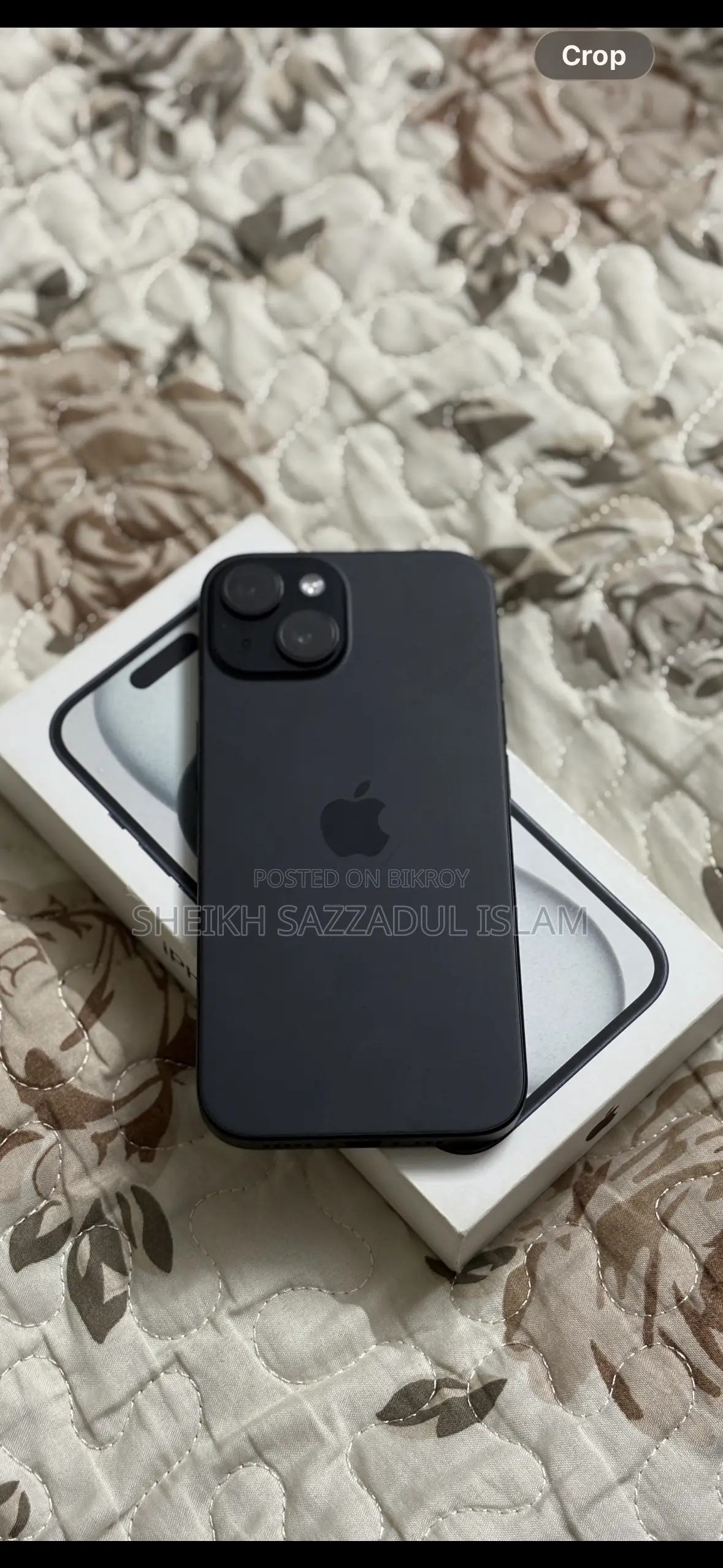 অ্যাপল আইফোন ১৫ ১২৮ জিবি ব্ল্যাক