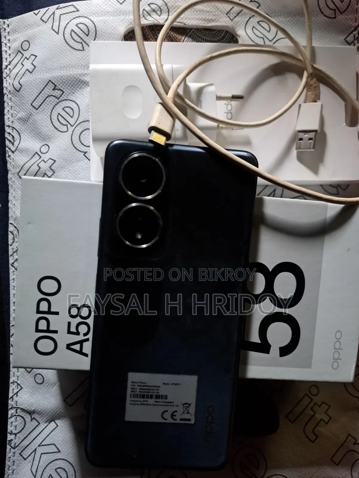Oppo A58 128 GB Black