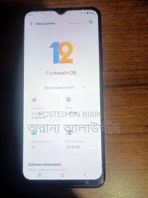 Vivo Y01 32 GB Blue