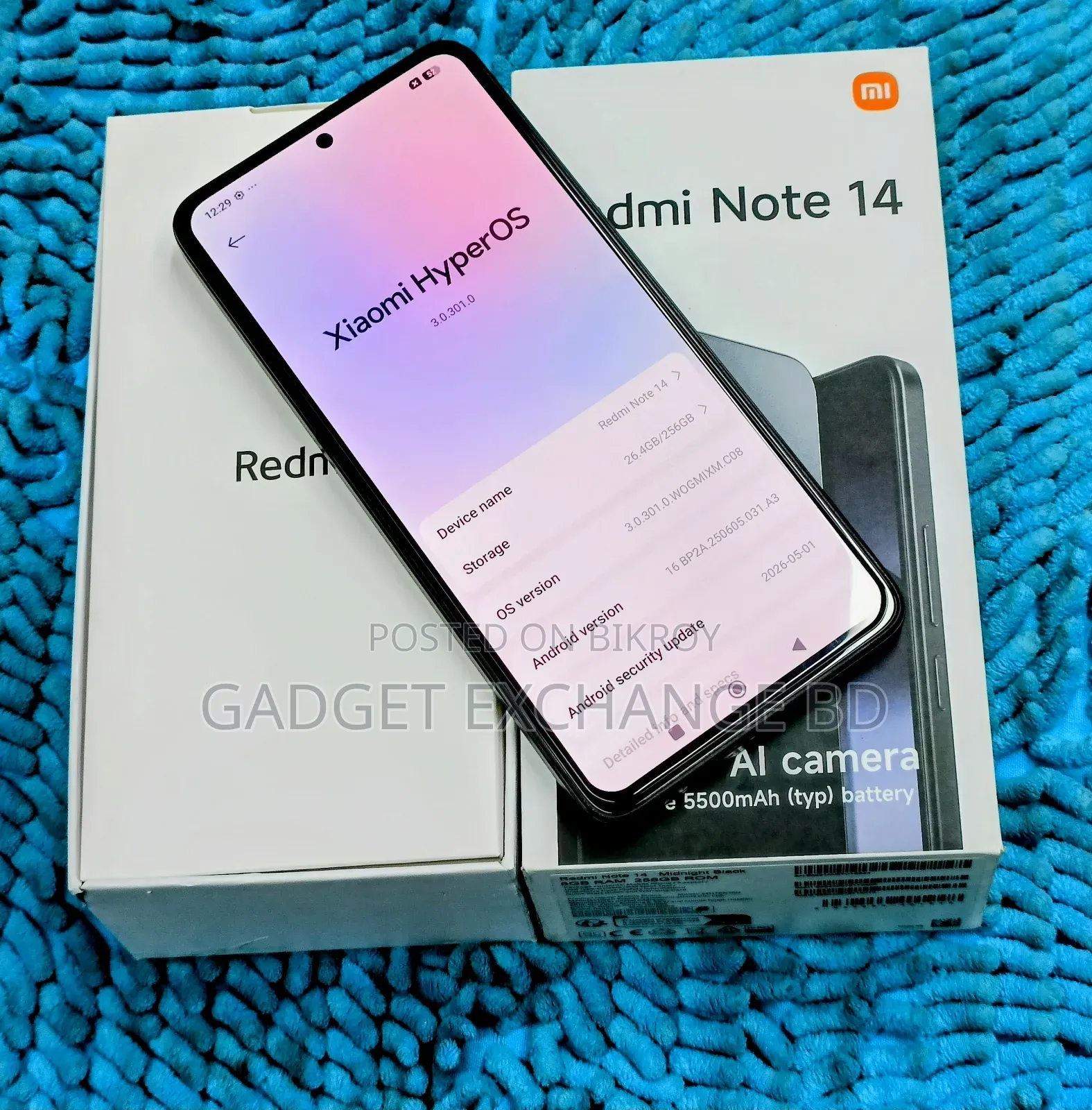 Xiaomi Redmi Note 14 4G 256 GB Black