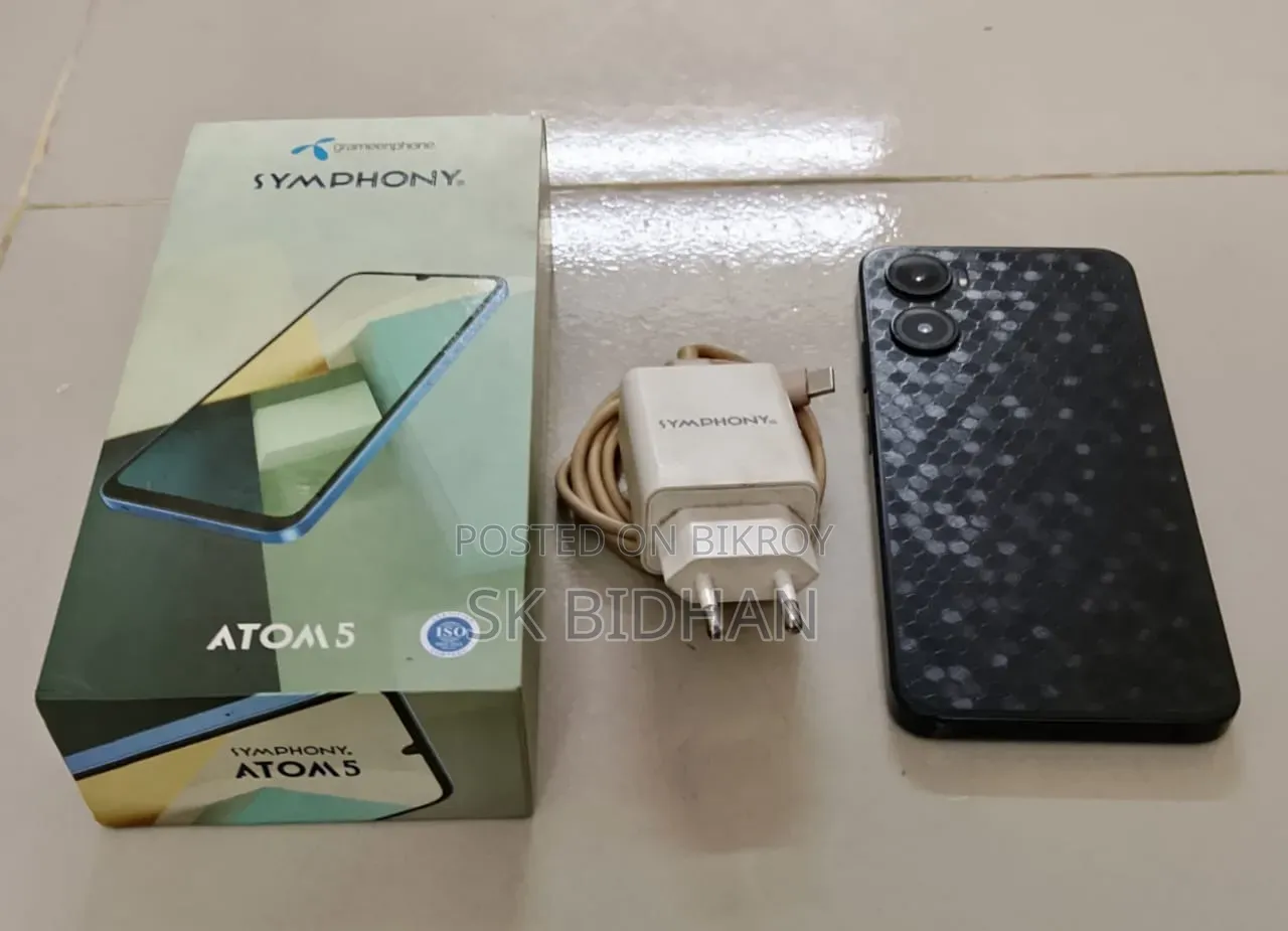 সিম্ফনি অ্যাটম ৫ ৬৪ জিবি ব্ল্যাক