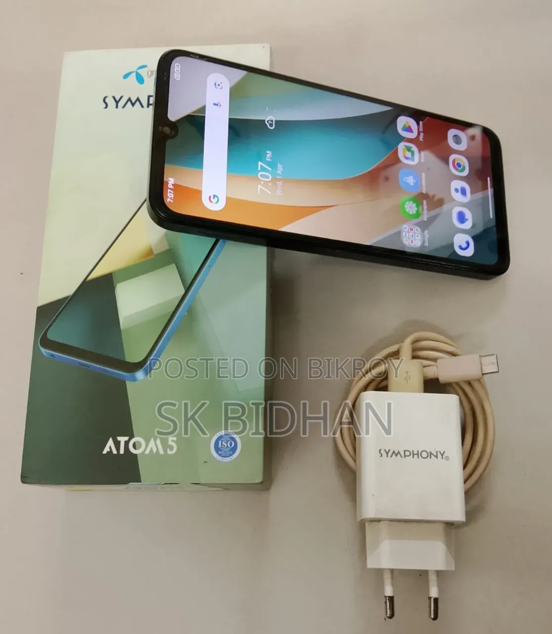 সিম্ফনি অ্যাটম ৫ ৬৪ জিবি ব্ল্যাক