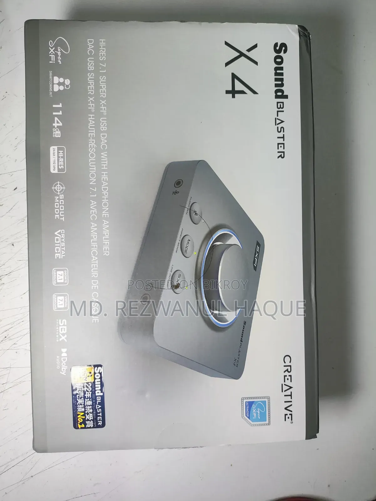 Creative Sound Blaster X4 (Super Fresh / Intact Available)
