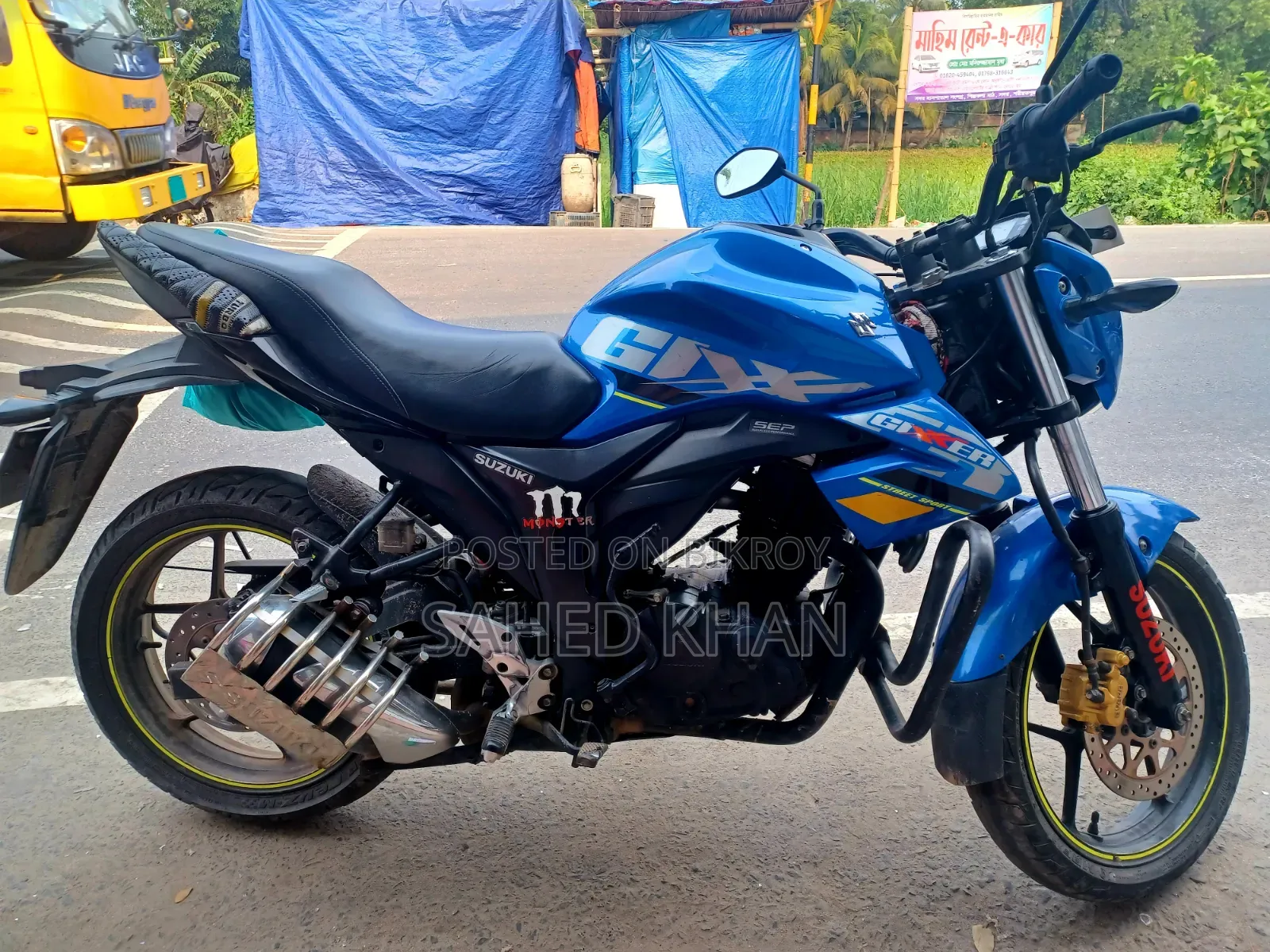 Suzuki Gixxer Monotone 2018 Purple