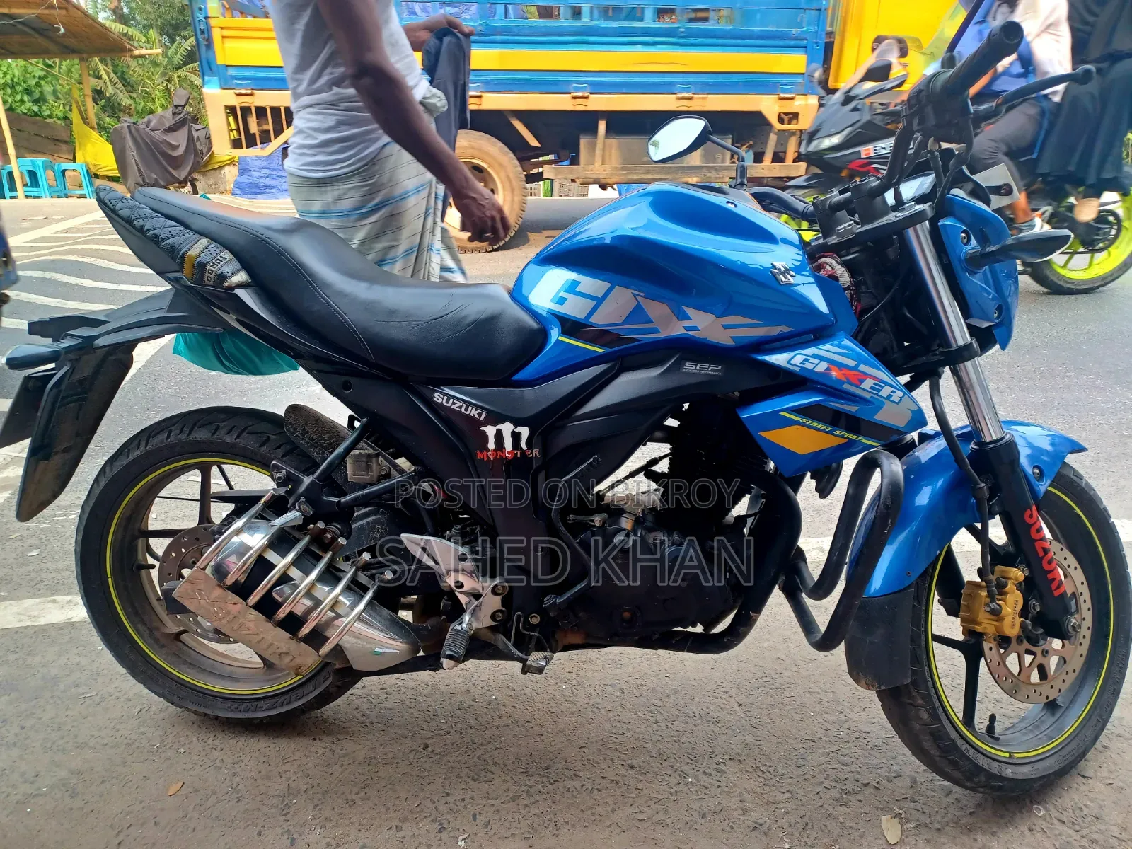 Suzuki Gixxer Monotone 2018 Purple