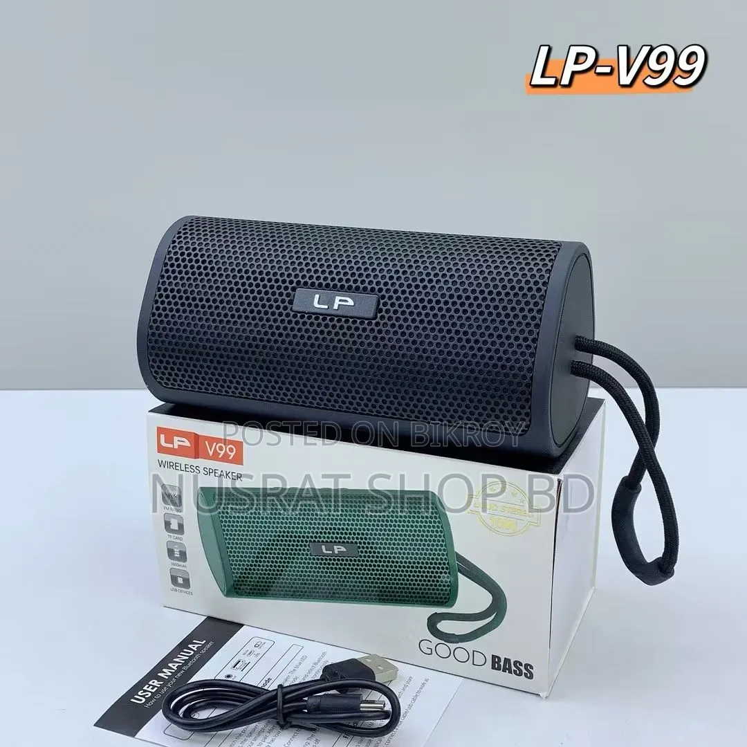 Lp‐V99 Wireless Bluetooth Portable Speaker
Code : 10540
