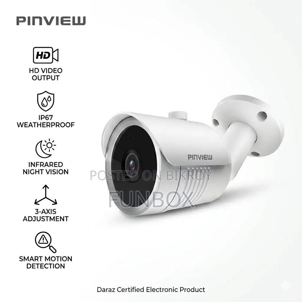 New Walton WI21BP Bullet IP Camera 21% Off Real HD Camera