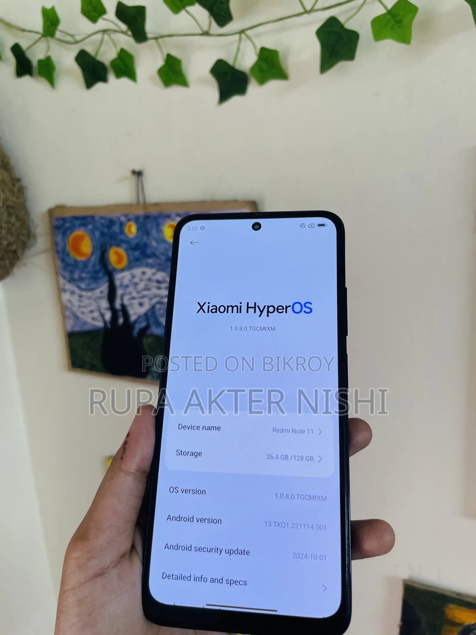 Xiaomi Redmi Note 11 128 GB Black