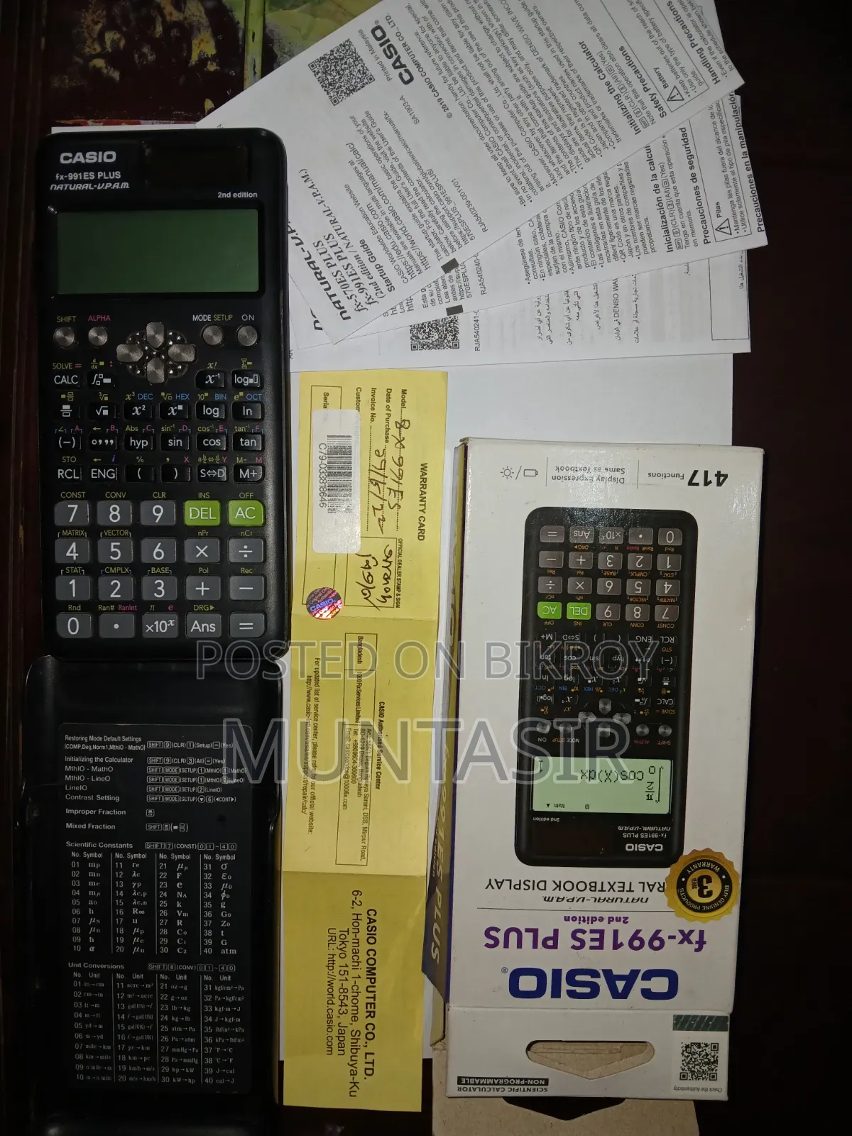 Casio Fx991 Es Plus Calculator(2nd Edition)