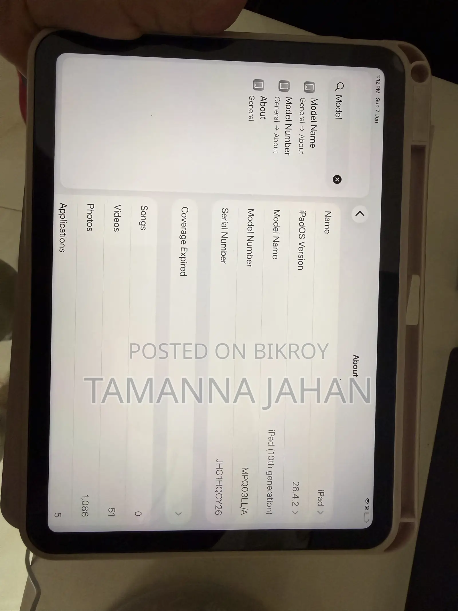 Apple iPad 10.2 (2020) Wi-Fi 64 GB Silver