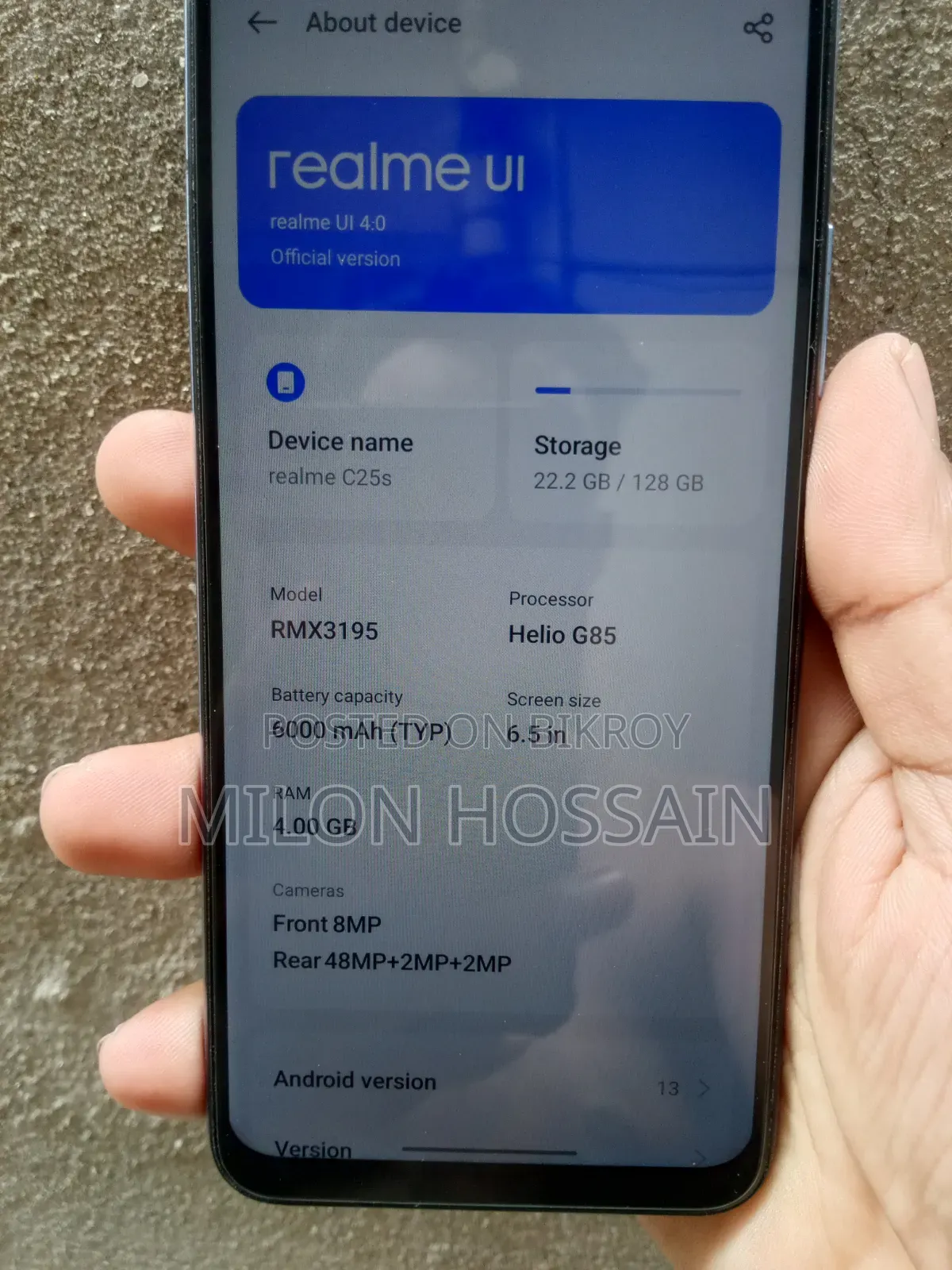 Realme C15 Qualcomm Edition 128 GB Blue