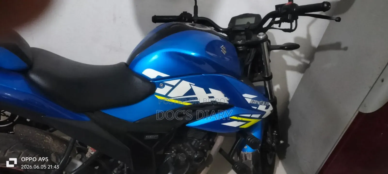 Suzuki Gixxer Monotone 2022 Blue