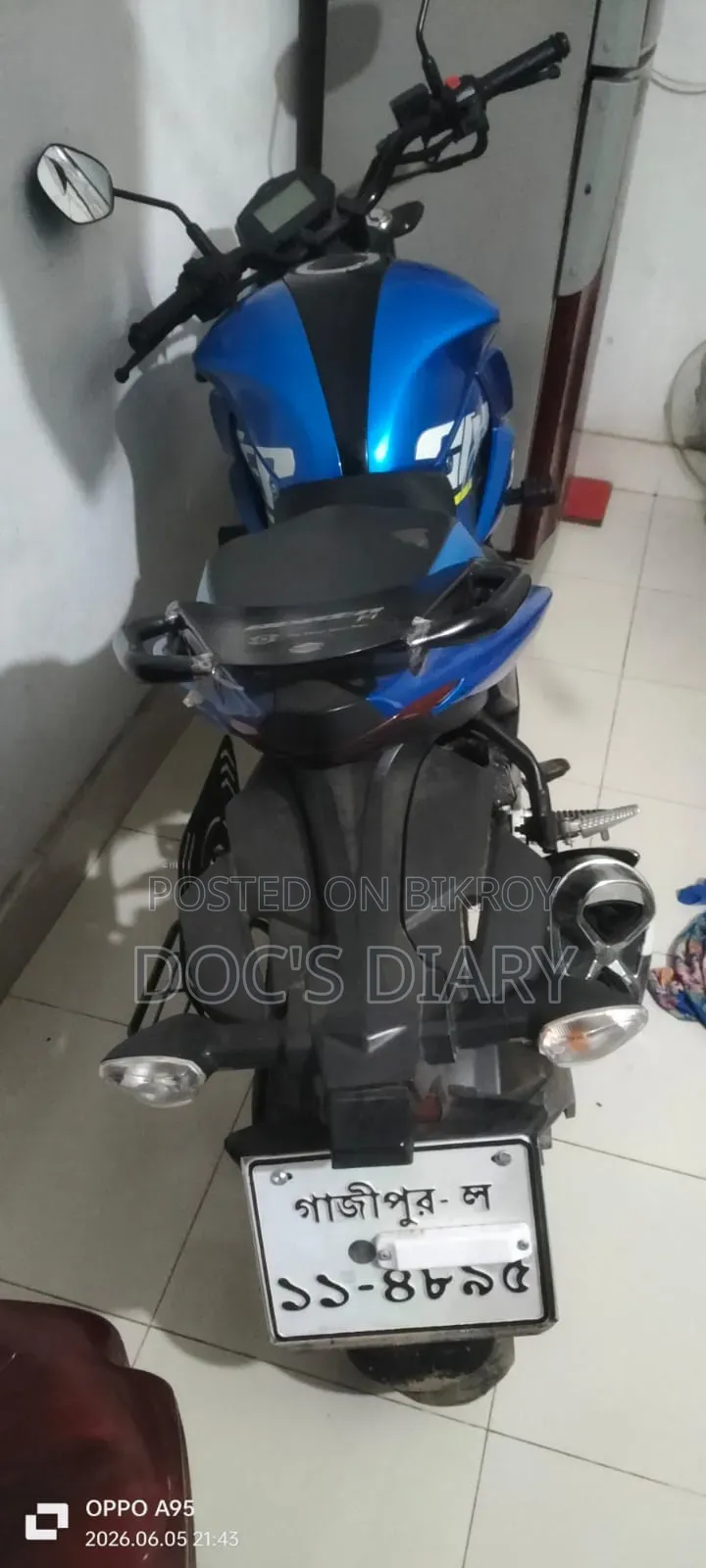 Suzuki Gixxer Monotone 2022 Blue