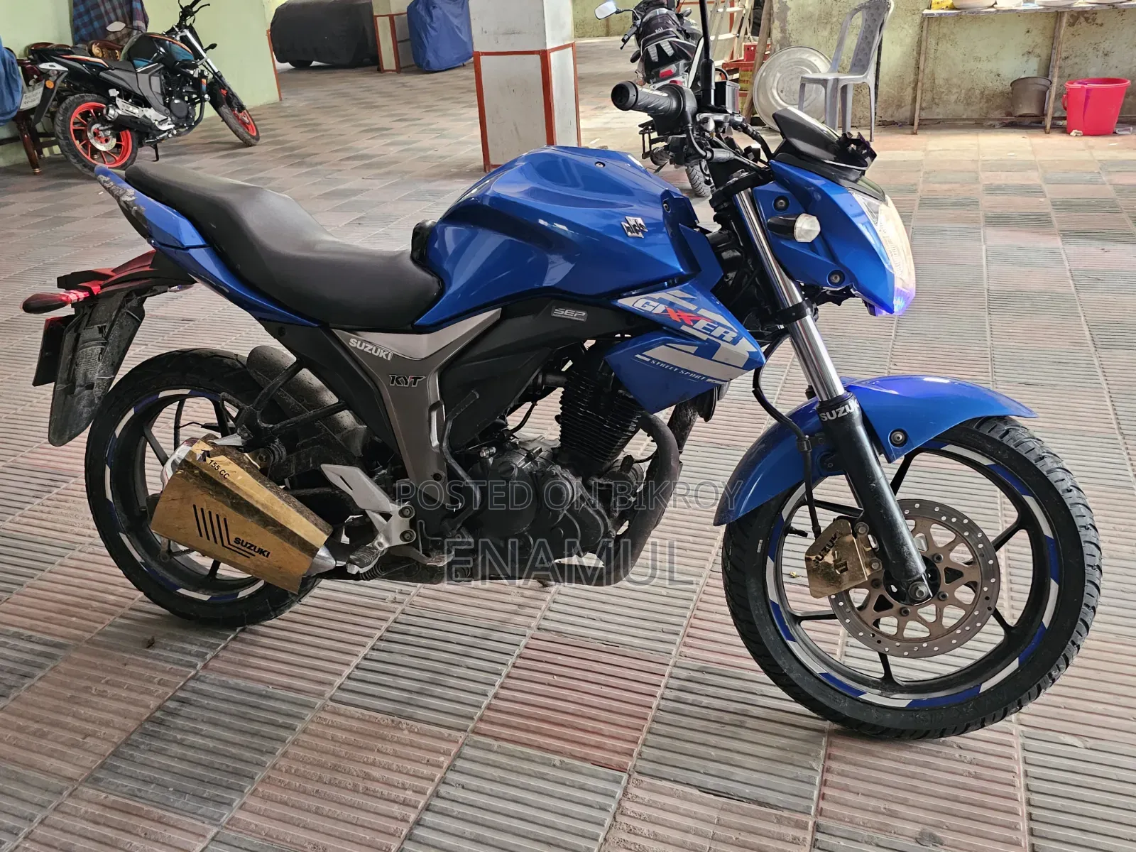 Suzuki Gixxer Monotone 2019 Blue