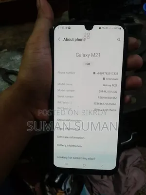 Samsung Galaxy M21 64 GB Black