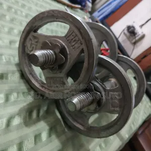 2.5 Kg Cast Iron Dumbbells Pair - Total 5 Kg 1 Set