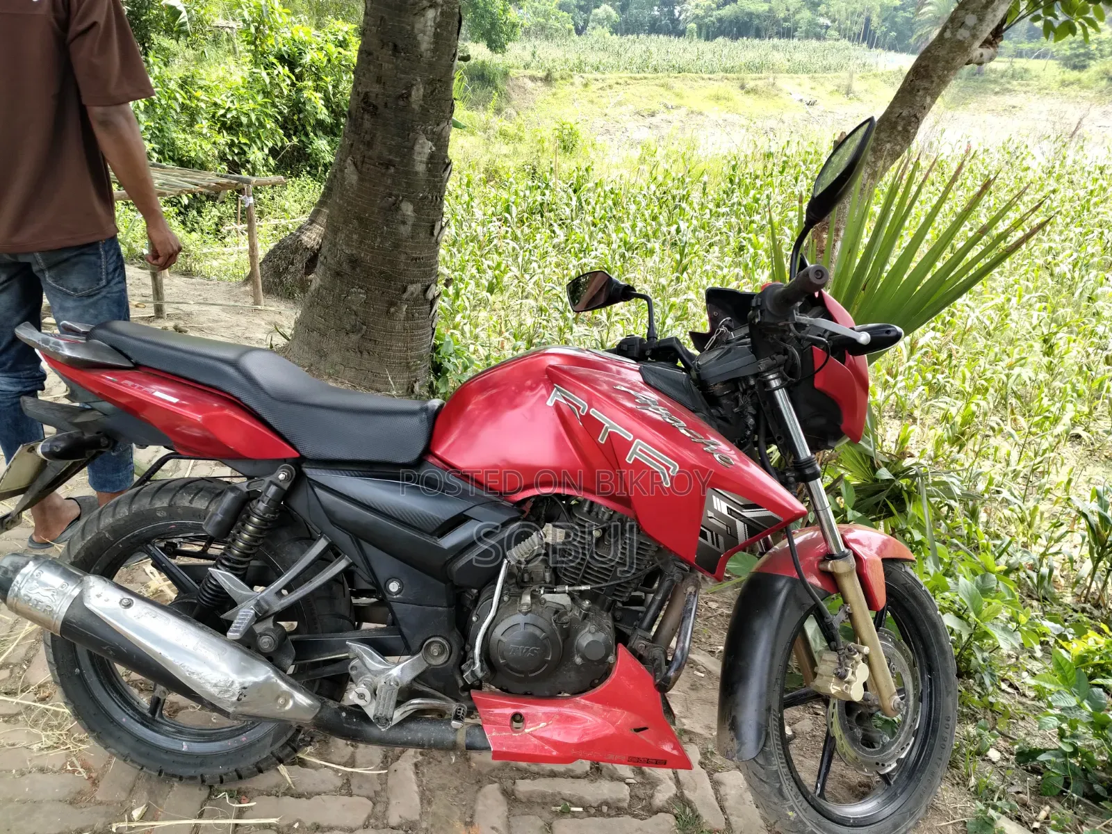 TVS Apache RTR 160 2V 2018 Red