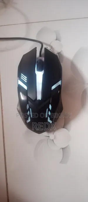 আরজিবি গেমিং মাউস উইথ টাচ রেসপন্স কালার অ্যান্ড ৩০০০ ডিপিআই!