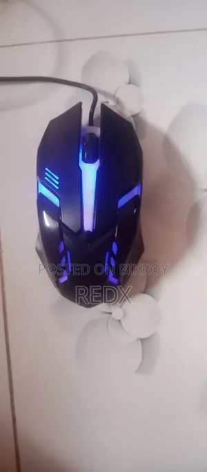 আরজিবি গেমিং মাউস উইথ টাচ রেসপন্স কালার অ্যান্ড ৩০০০ ডিপিআই!