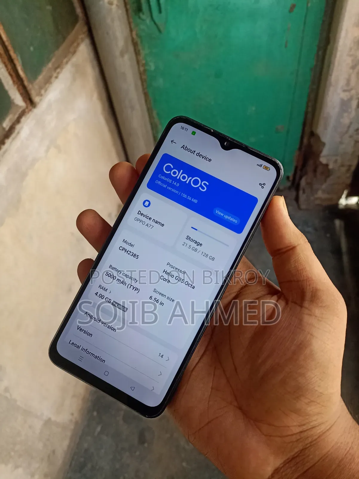 Oppo A77 4G 128 GB Black