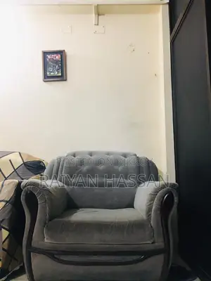 ৪-পিস ধূসর সোফা সেট (৩+২+১+১ সিটার) – ভালো অবস্থায়