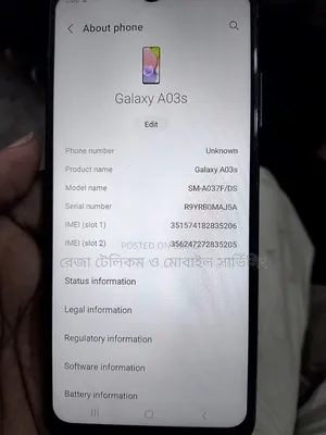 Samsung Galaxy A03s 64 GB Black