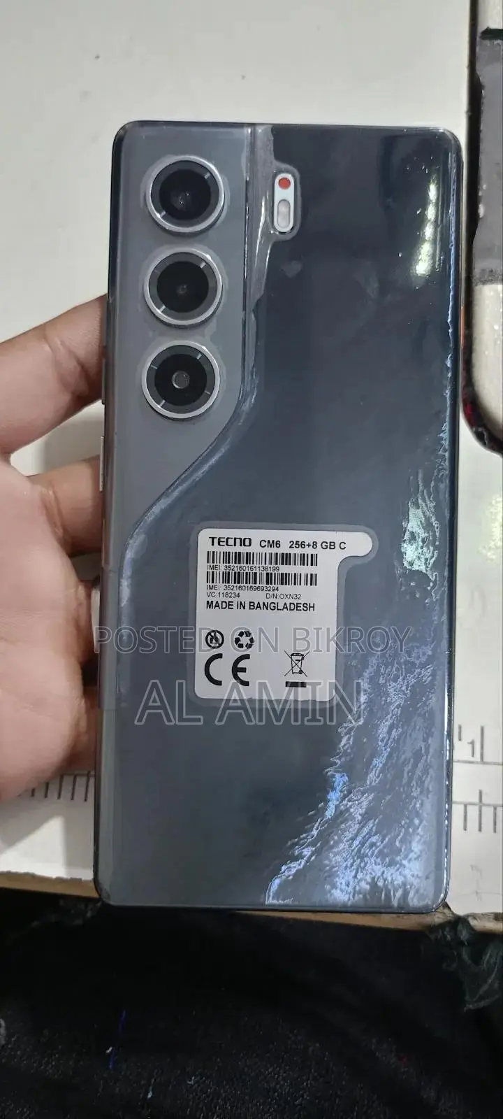 Tecno Camon 40 Pro 4G 256 GB Black