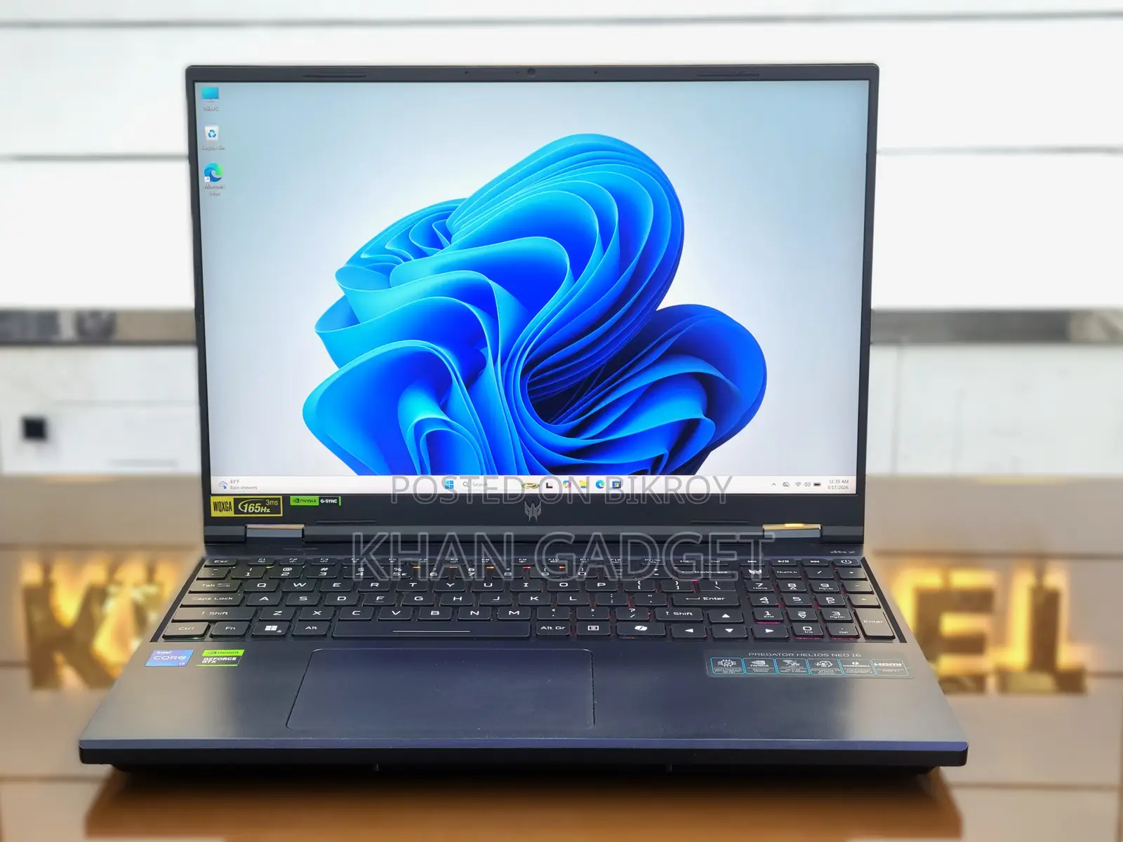 New Laptop Acer Predator Helios 16 16GB Intel Core i7 SSD 1T